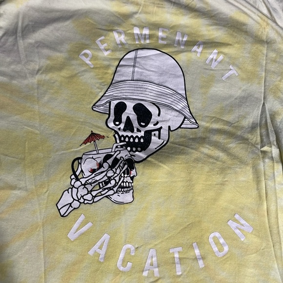 Arsenic Men’s Tye Dye “Permanent Vacation” Tee Size Medium - Picture 8 of 8